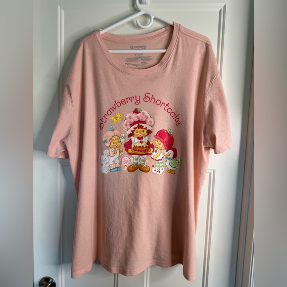 Women’s Strawberry Shortcake Pink T-Shirt, 3X - Picture 1 of 4